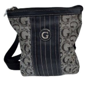 Unknown brand, cross body bag, Medium, black and gray